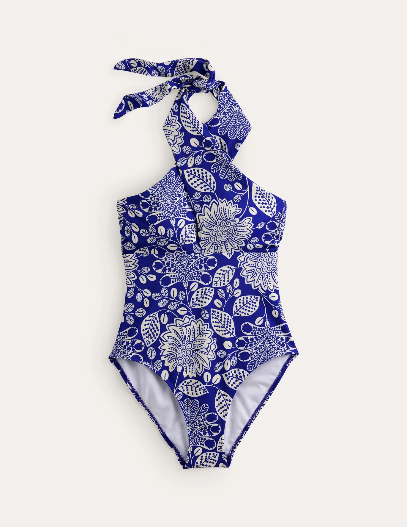 Cross Front Halter Swimsuit | Boden (US)