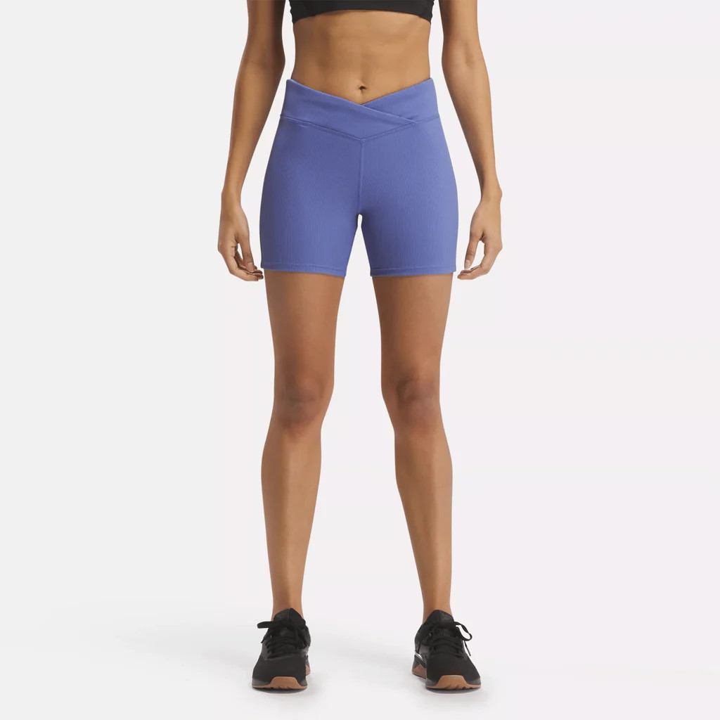 Women's Studio Ribbed High-Rise Bike Shorts | Reebok