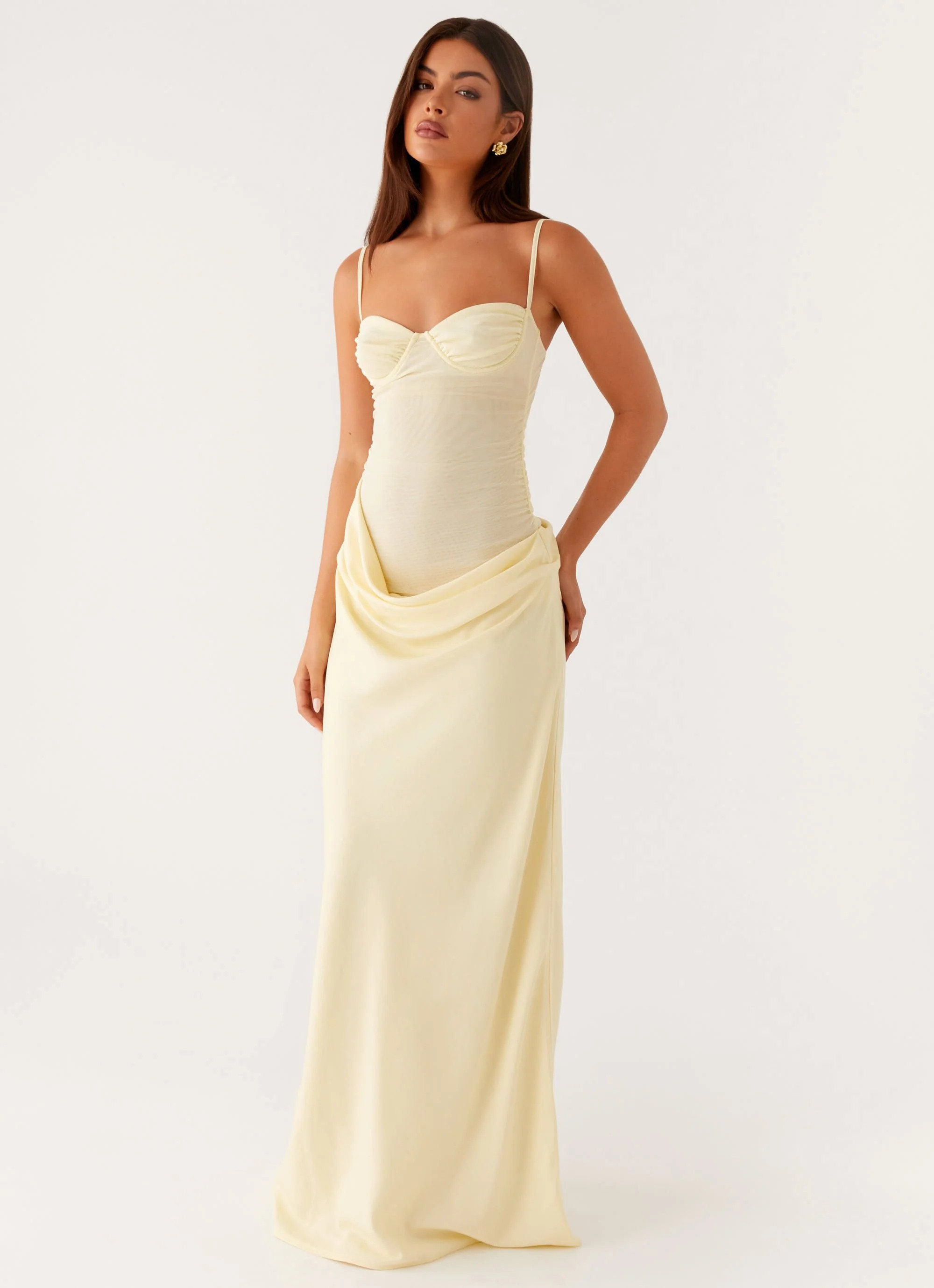 Romy Maxi Dress - Yellow | Peppermayo (Global)
