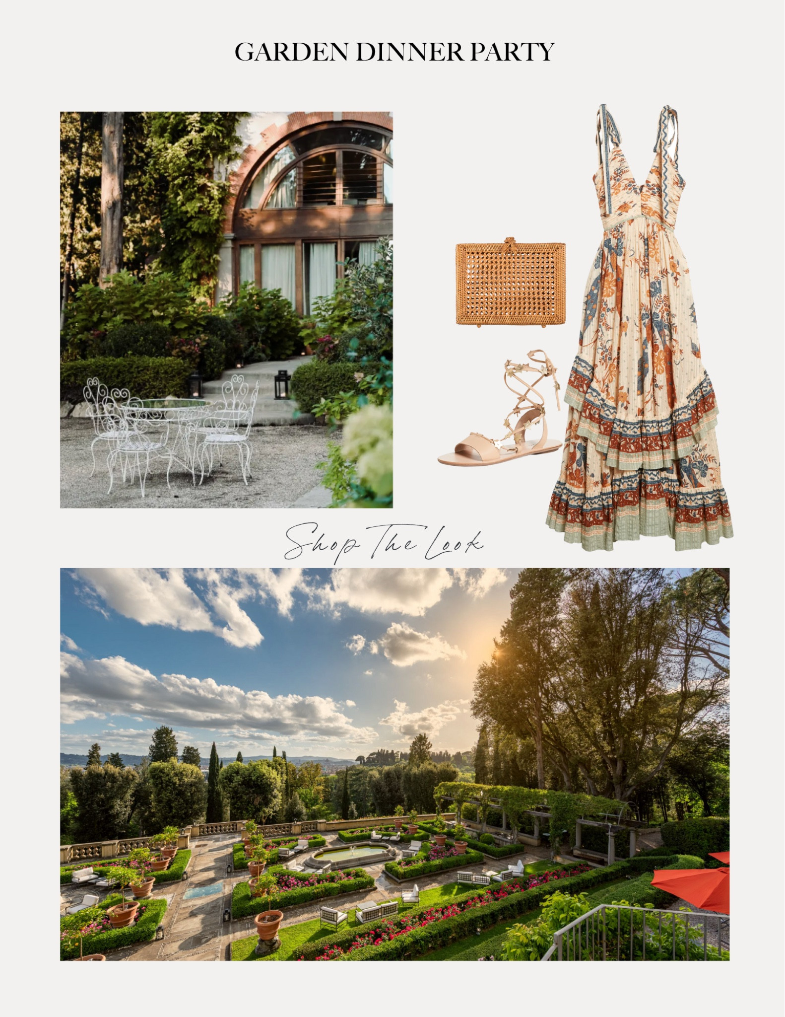 A semi-formal garden dinner in Florence!! It’s going to be so dreamy. Here’s what I’m packing. 

#LTKtravel #LTKshoecrush #LTKeurope