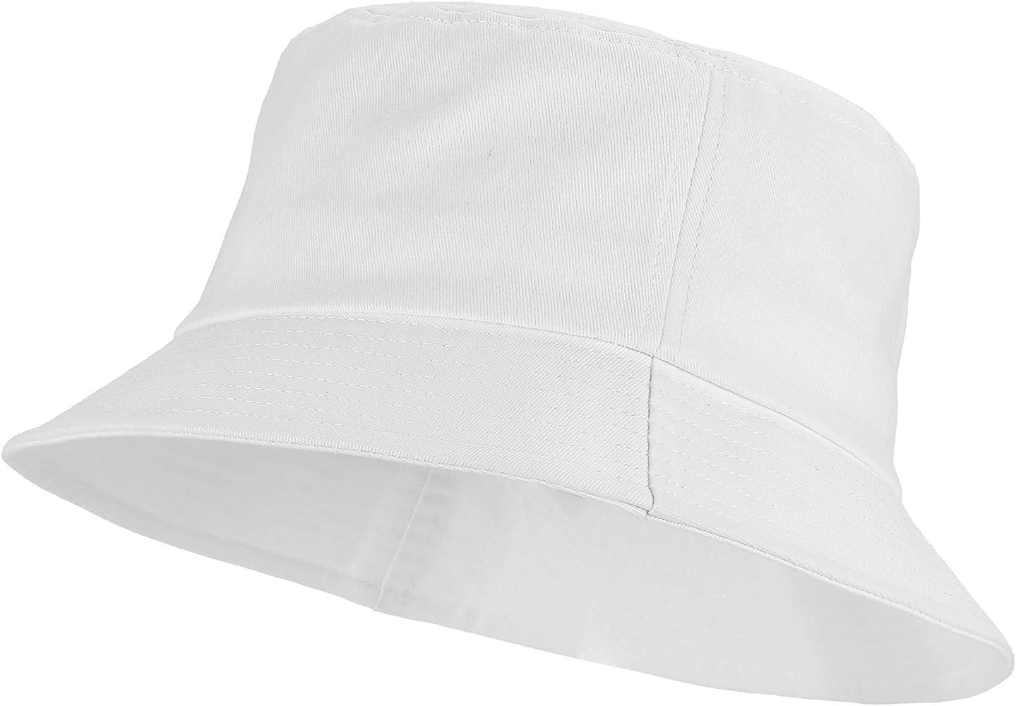 Umeepar Unisex 100% Cotton Packable Bucket Hat Sun Hat Plain Colors for Men Women | Amazon (US)