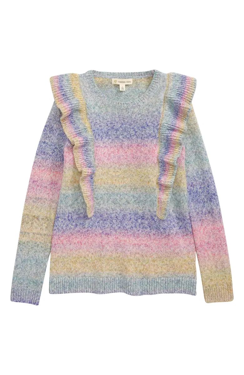Kids' Ruffle Cotton Blend Tunic SweaterTUCKER + TATE | Nordstrom