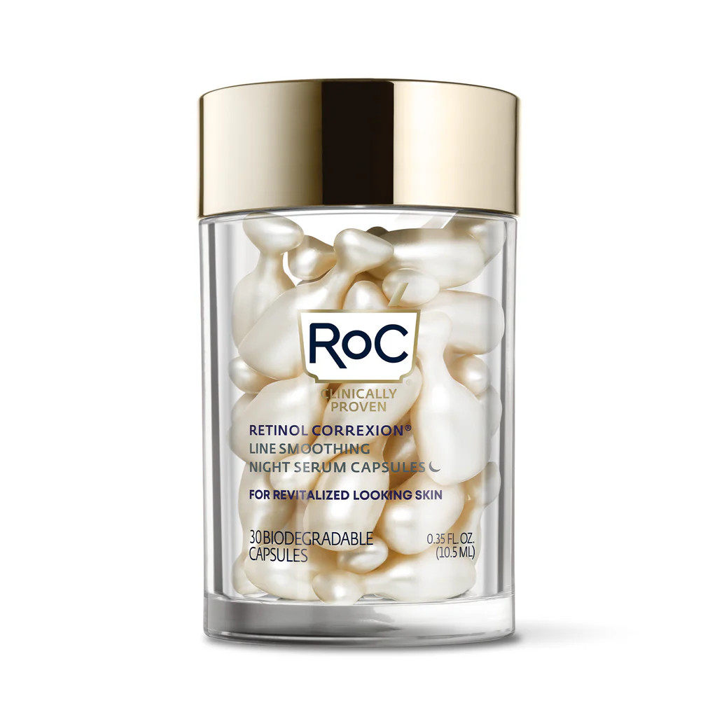 RETINOL CORREXION® Line Smoothing Night Serum Capsules | Roc Skincare