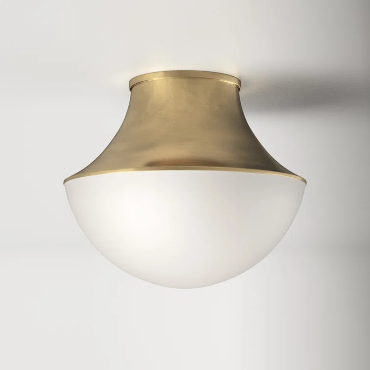 Alistair Glass Flush Mount | Wayfair North America