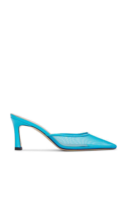 THE ATTICO Juno 75mm Mule in Blue. Size 37.5. Also in 37, 40. | Revolve Clothing (Global)
