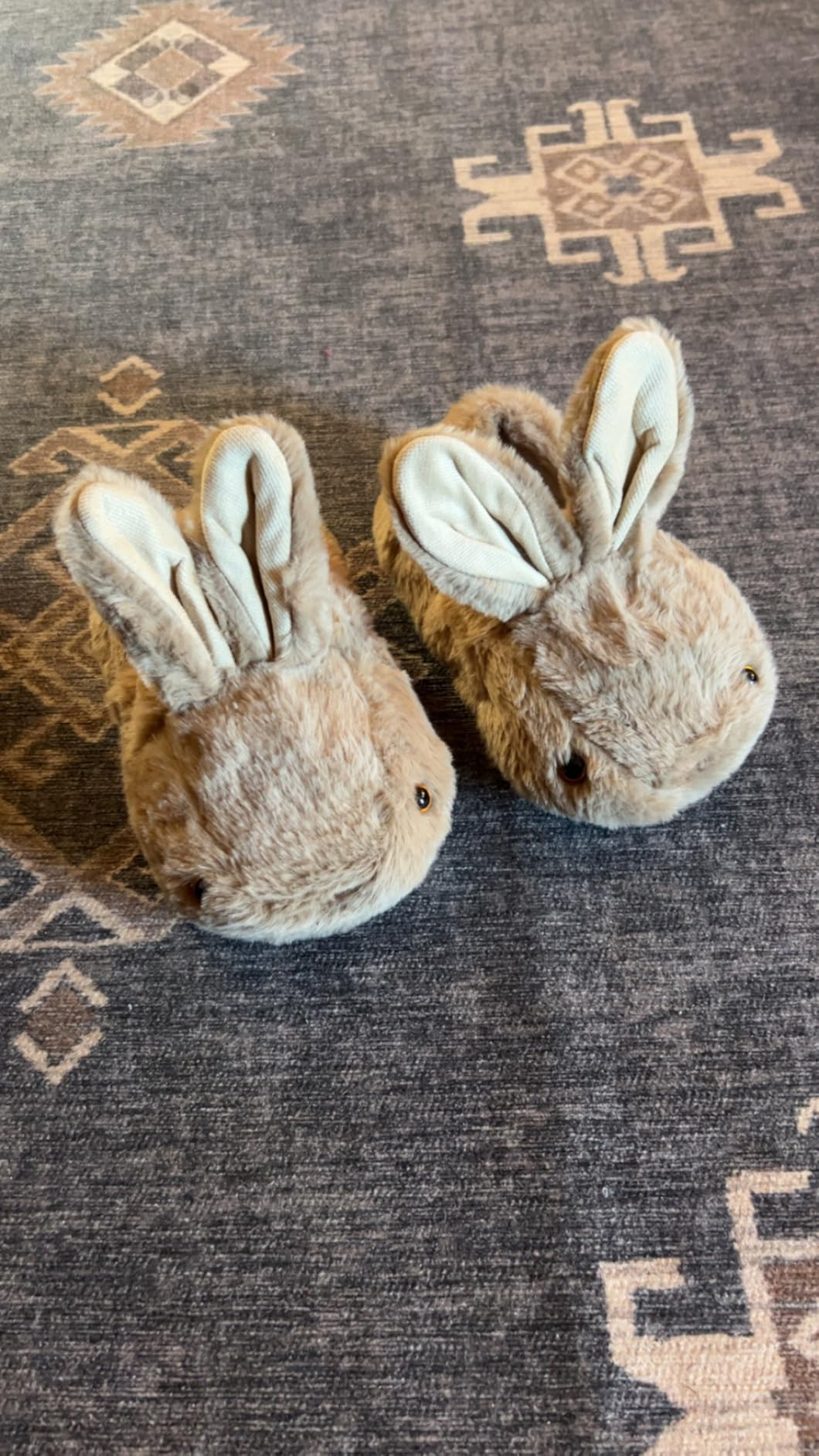 Toddler Rabbit Winter Slippers - Soft Plush Indoor Bunny Slippers for Girls & Boys | Amazon (US)