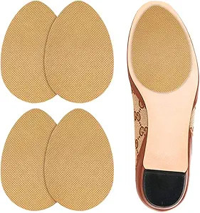 Non-Slip Shoes Pads Adhesive Shoe Sole Protectors, High Heels Anti-Slip Shoe Grips (Yellow) | Amazon (US)