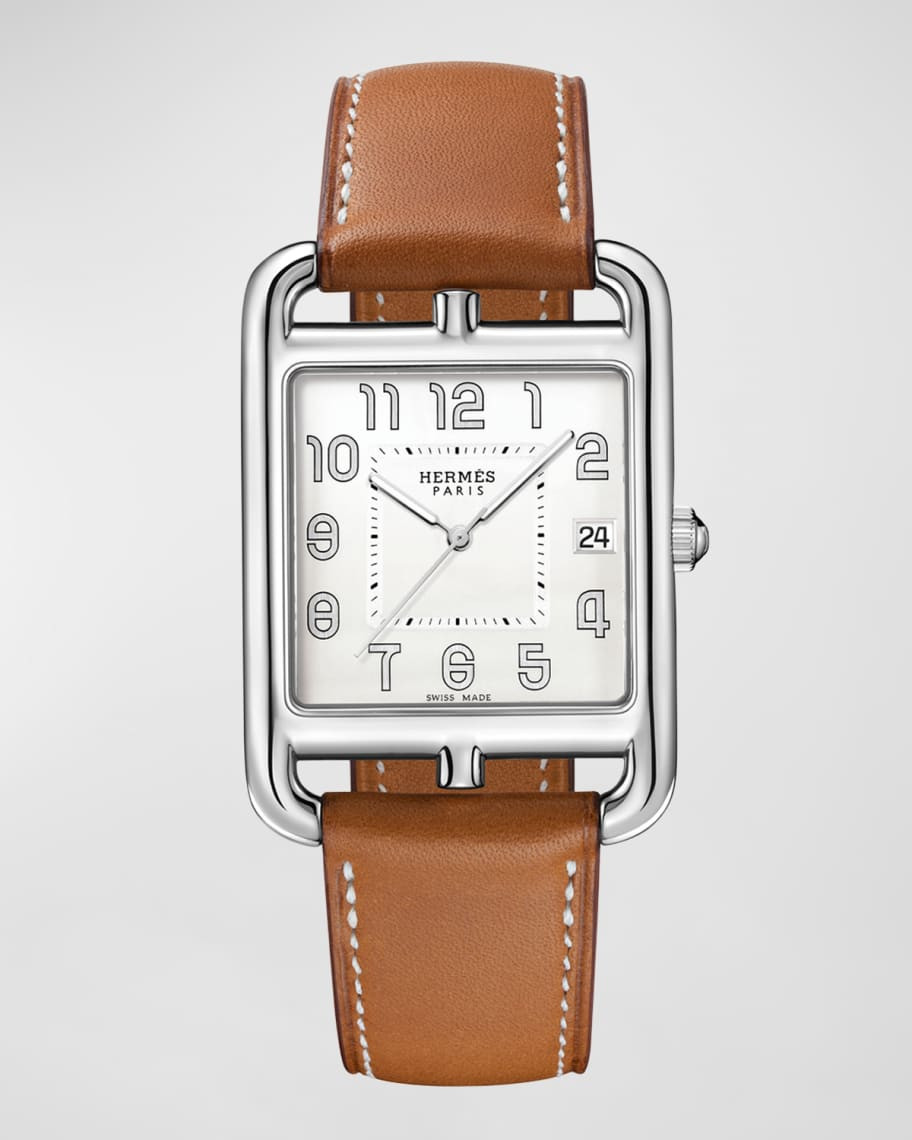 Hermes Cape Cod Watch, Extra Large Model, 41 mm | Neiman Marcus