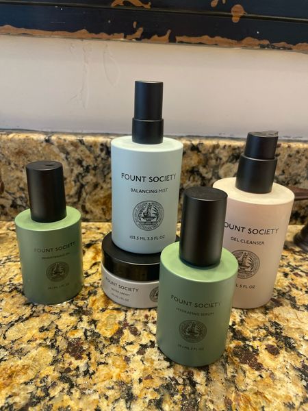 Clean skin care from Fount society. The mist and the oil are my favorite. 

#LTKbeauty #LTKfindsunder100 #LTKover40
