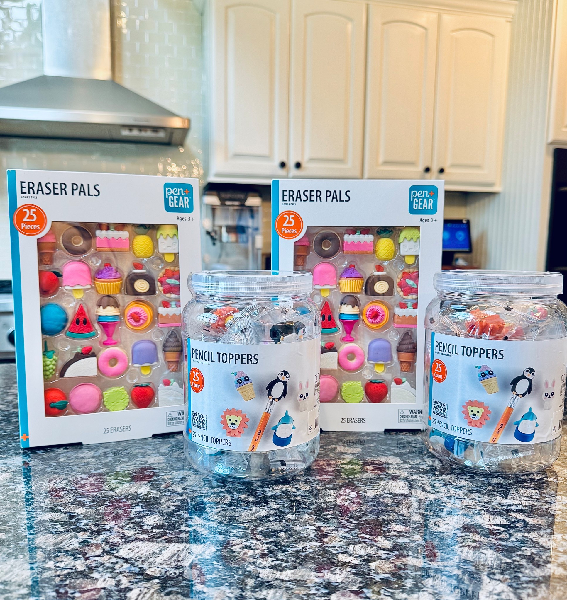 🍩🍦✏ How cute are these?! These Pen + Gear Eraser Pals & Pencil Toppers from Walmart are perfect for back-to-school teacher gifts 🎁 — great for classroom rewards, birthdays, or treasure boxes 🎉

✔ 25 pieces in each set
✔ Smudge-free + latex-free
✔ Sweet treat & animal themes kids will love

I grabbed a few to gift to teachers — because you know the good ones disappear fast 😉

#LTKKids #LTKFindsUnder50 #LTKParties