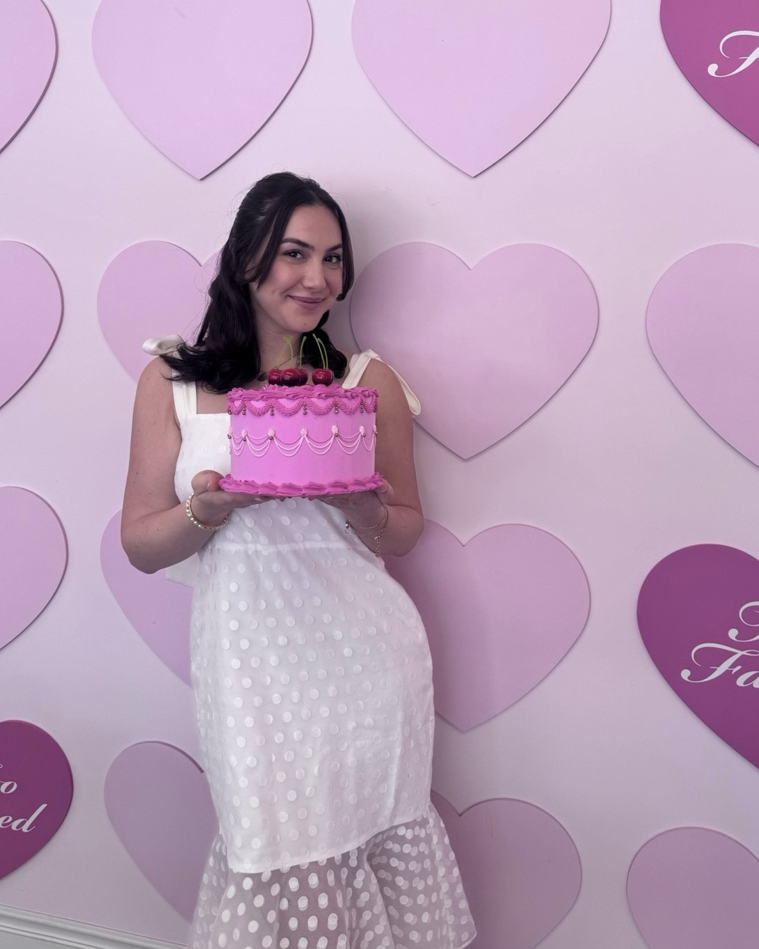 Wore this cute dress to the TOOFACED makeup event. From lovers and friends on revolve 🫶🏻🤍

#LTKStyleTip #LTKWedding #LTKBeauty