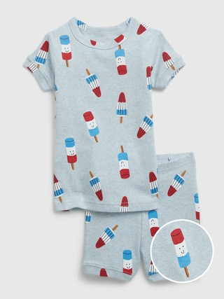 babyGap 100% Organic Cotton PJ Shorts Set | Gap (US)