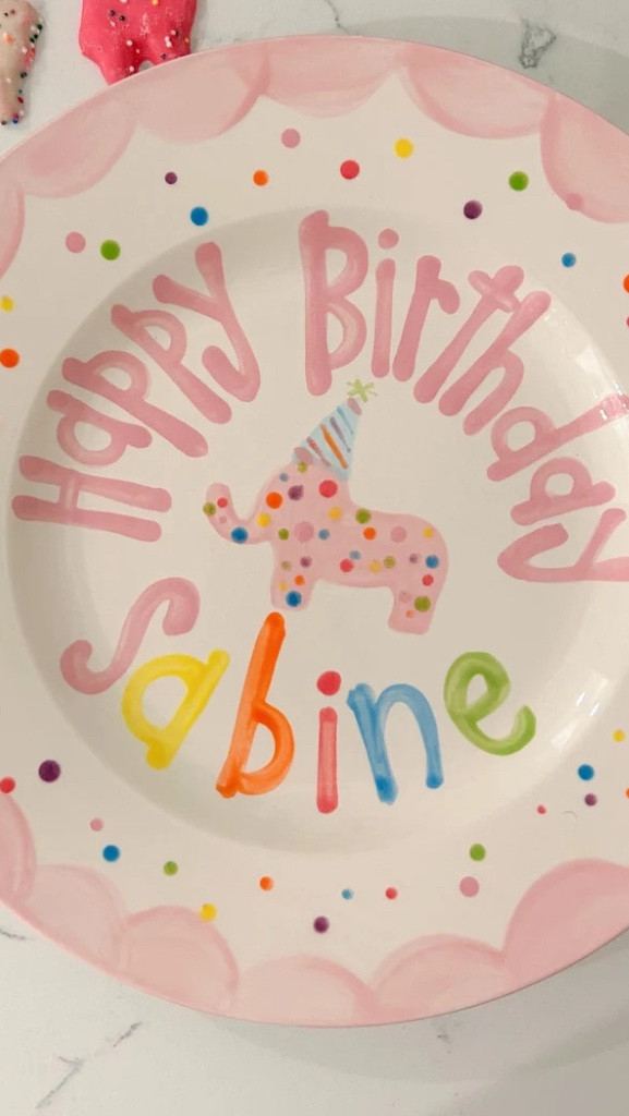 birthday plates!!