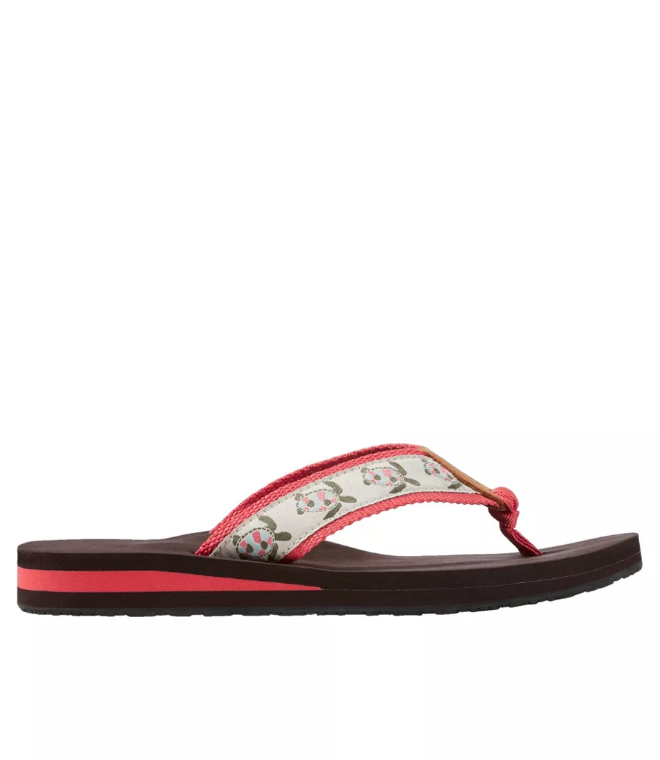 Women's Original Maine Isle Flip-Flops, Motif | L.L. Bean