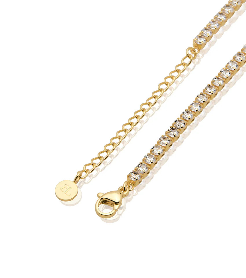 Tennis Necklace (Gold) | Abbott Lyon