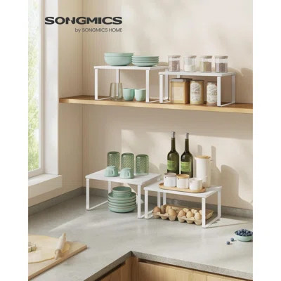 Kitchen Cabinet Organizers And Storage Shelves, Rustic Farmhouse Desk Shelf Riser For Cabinets, Expandable Corner Glasses Medicine Cabinet Organizer U | Wayfair North America