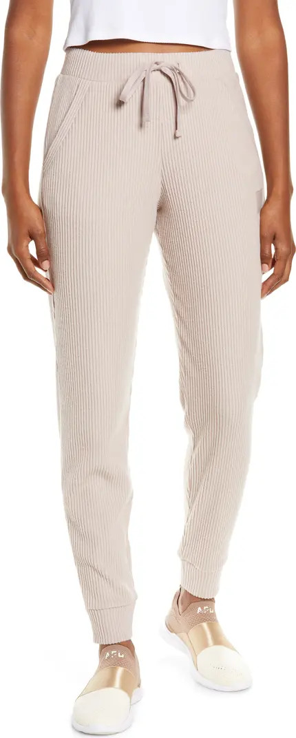 Alo Muse Ribbed High Waist Sweatpants | Nordstrom | Nordstrom
