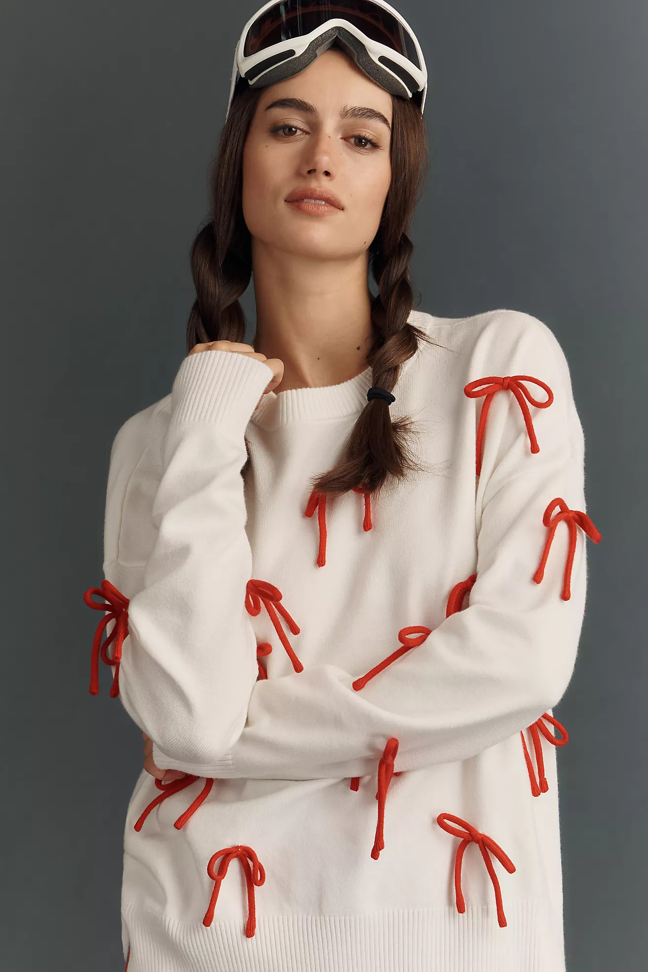 Beach Riot Callie Festive Crew-Neck Sweater | Anthropologie (US)