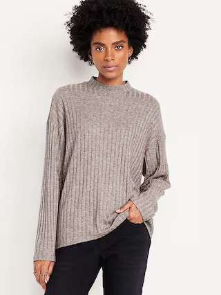 Cozy Mock-Neck Tunic | Old Navy (US)