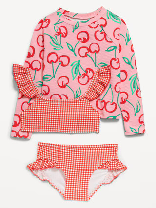 3-Piece Rashguard Swim Set for Toddler & Baby | Old Navy (US)
