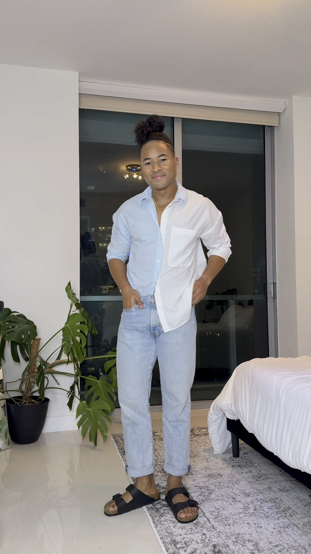 Casual men's outfit great for coffee dates, grabbing drinks, or running errands. The oversized poplin shirt is actually from the women's section at Abercrombie but I love them so much and have them in several colors. 

#LTKMens #LTKStyleTip