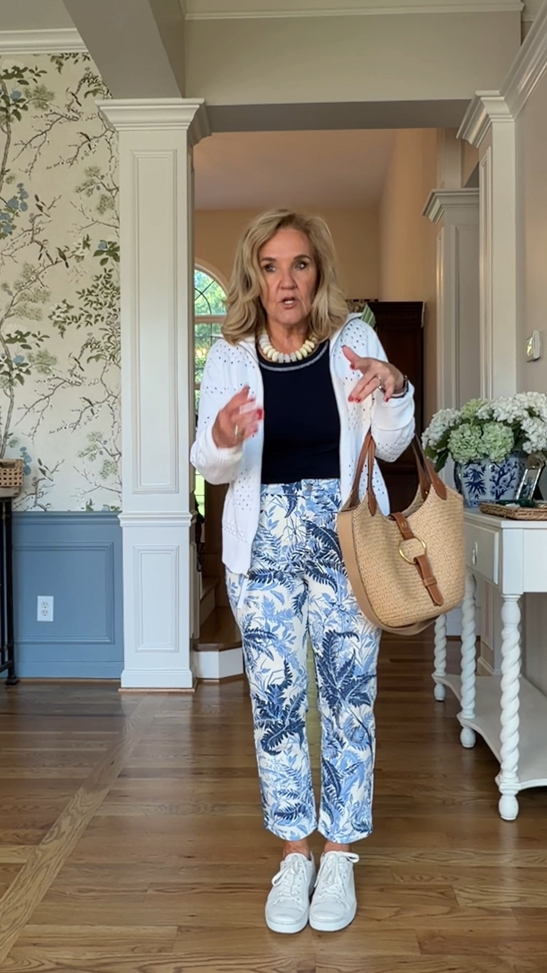 A little peek at an upcoming collaboration. 
Jeans size 6 reg 
Sweater medium 
Tee medium 
10% off my tote code NANETTE

#LTKOver40 #LTKSaleAlert #LTKootd