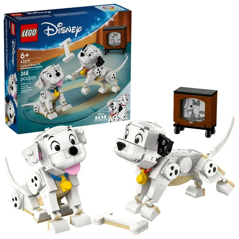 LEGO Disney Lucky & Penny 101 Dalmatians Puppies Building Toys - Pretend Play Set for Girls & Boy... | Walmart (US)
