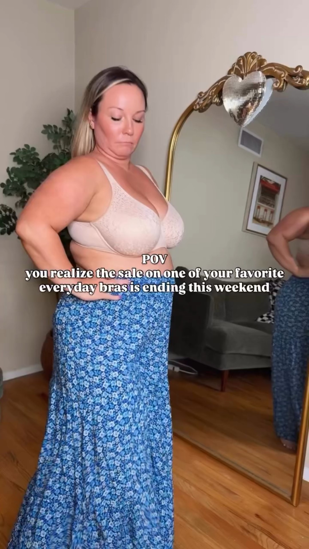 Spectacular give me 14 of em right now before the sale ends! 😂😂 No but seriously, if you’ve been debating this bra, grab it before the sale ends! Truly one of my fave most comfy underwire bras for a larger bust! You’ll forget you’re wearing it! And it’s always better when you can grab it on sale!! 

✨Get links to my outfit by-
✨Type the word END in comments and I’ll DM you
✨Head to stories for links for 24 hours 
✨Head to my Amazon Store front (link in bio!)
✨Head to the @shop.ltk app to follow me there- type “stylenright” to shop everything I share in one place!

🛑 You will not see my messages if you are not following me or you have your messages restricted in privacy settings.

#nordstrom #nsale #midsizestyle #summersales #size12 #size14 #styleover40

#LTKStyleTip #LTKOver40 #LTKMidsize