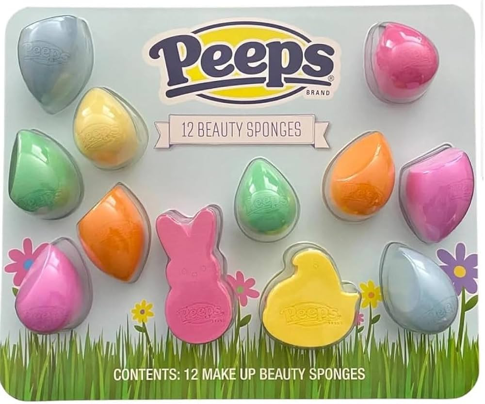Peeps Beauty Blender Makeup Sponges-12 Pack for Easter Basket. Great gift for Teens or Wife., Pin... | Amazon (US)