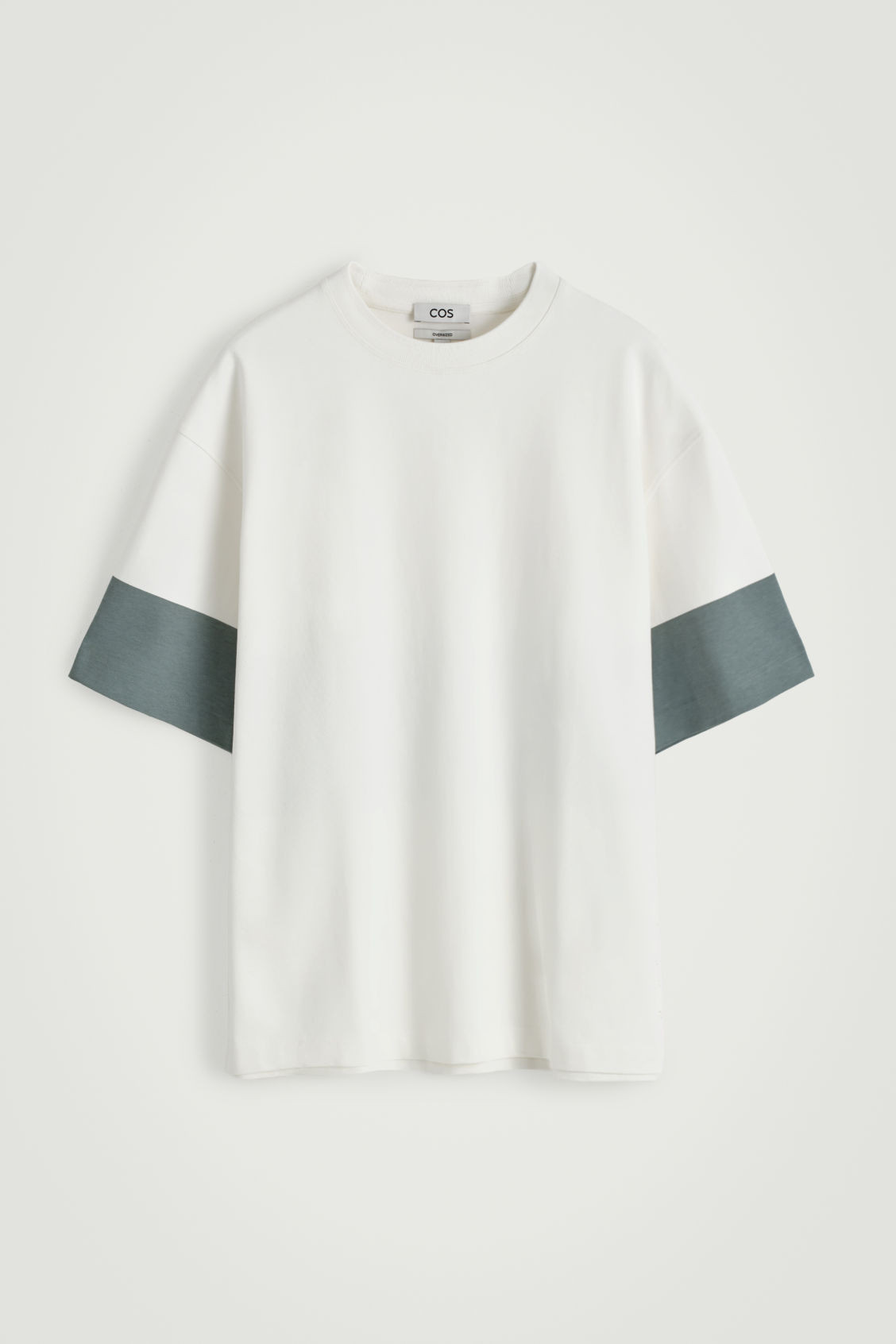 OVERSIZED COLOR BLOCK COTTON T-SHIRT | COS (US)