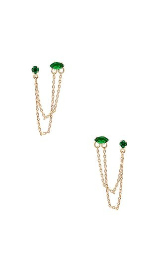 Ettika Earring in Green. | Revolve Clothing (Global)