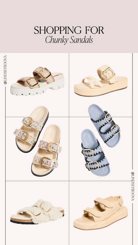 Cute and comfy chunky sandals for summer 

#LTKfindsunder100 #LTKtravel #LTKshoecrush
