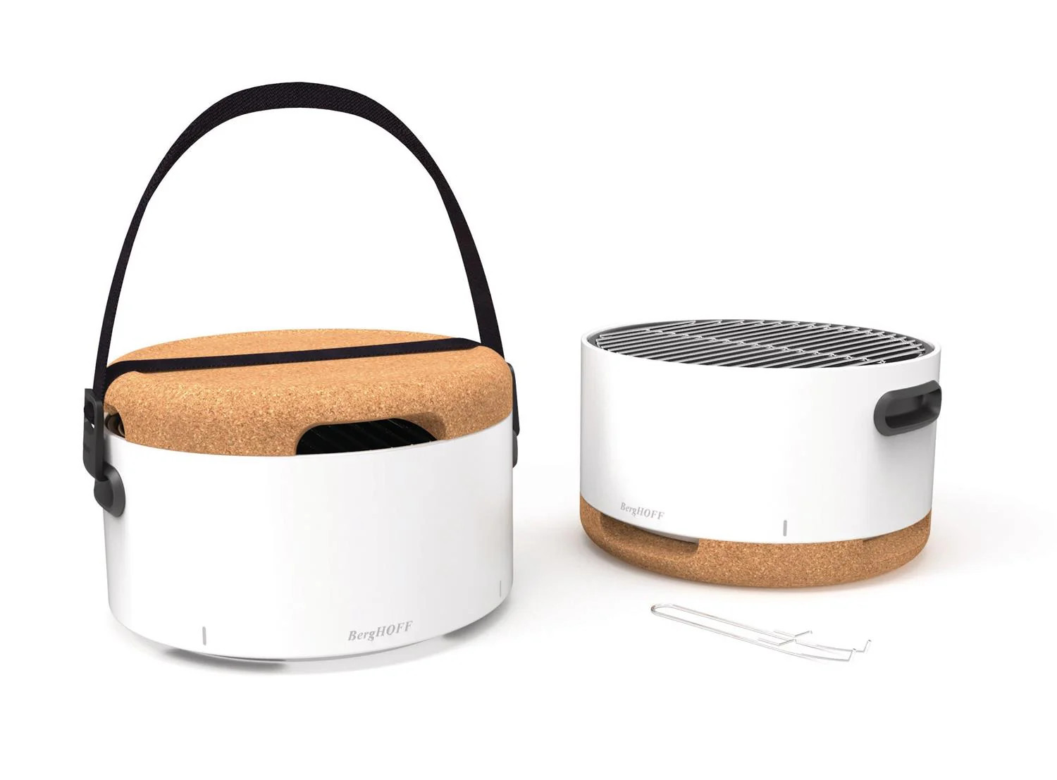 BergHOFF Tabletop BBQ in White 13.75" Lord & Taylor | Lord & Taylor