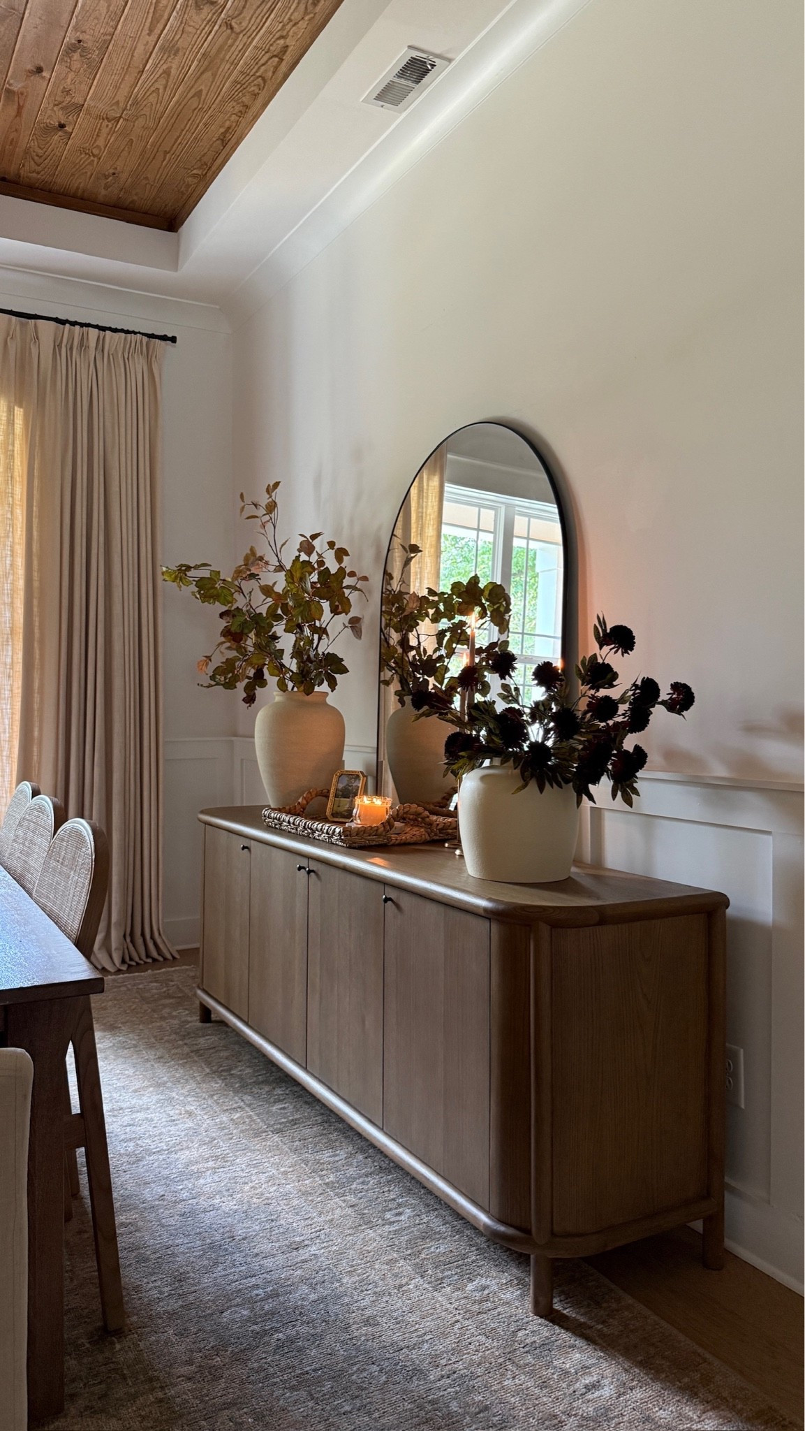 How to style a buffet sideboard table in your dining room for fall: the blueprint 🍂😍 Love incorporating various seasonal stems and a cozy fall candle for the ultimate classic fall styling.

#LTKHome #LTKSeasonal