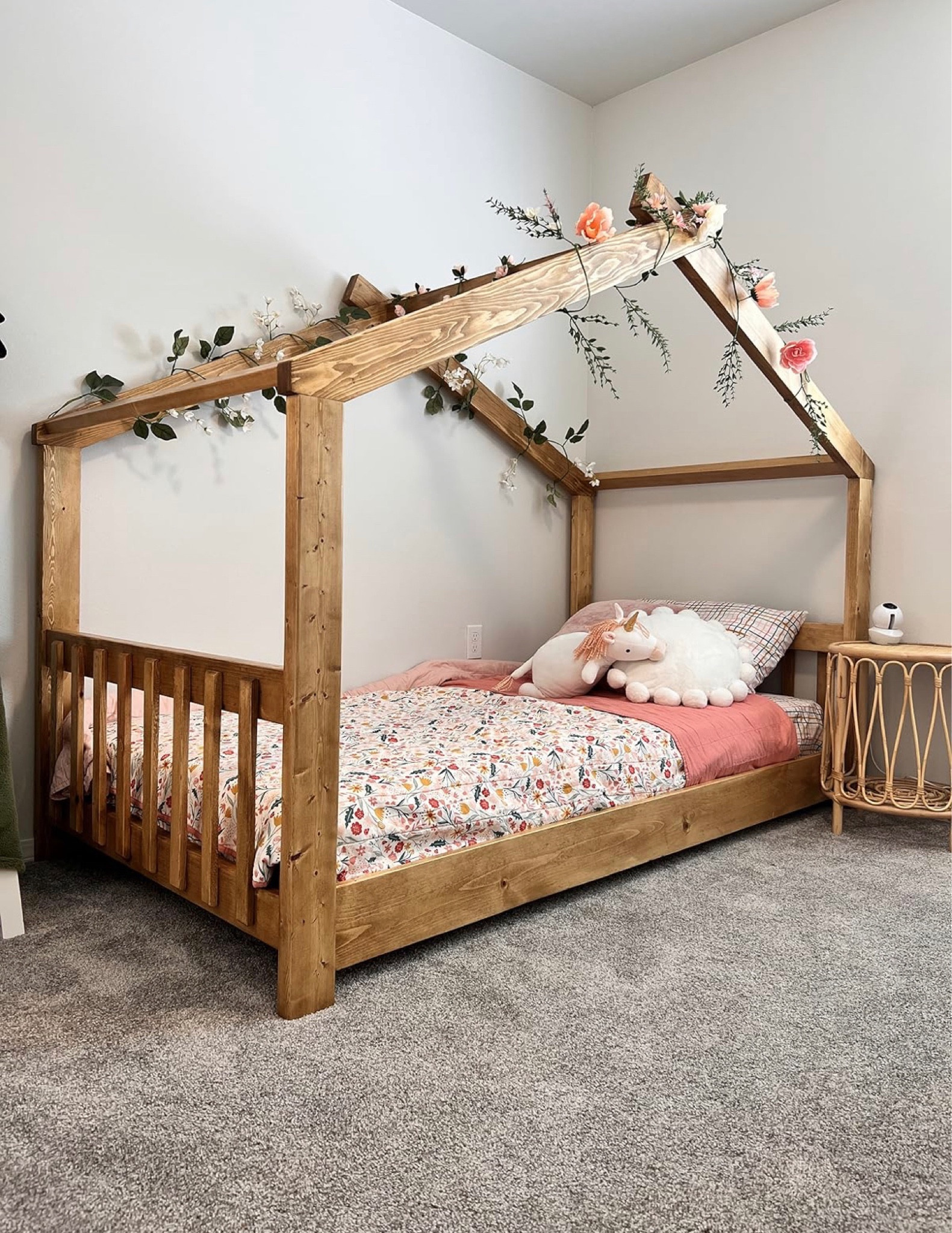 Toddler girl bed🌷 

#LTKkids #LTKhome #LTKbaby