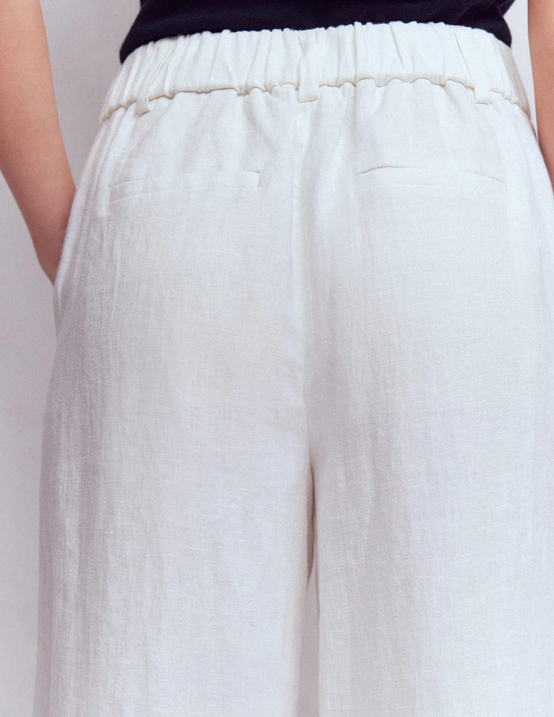 Kensington Linen Trousers-Mayfly Stripe | Boden UK