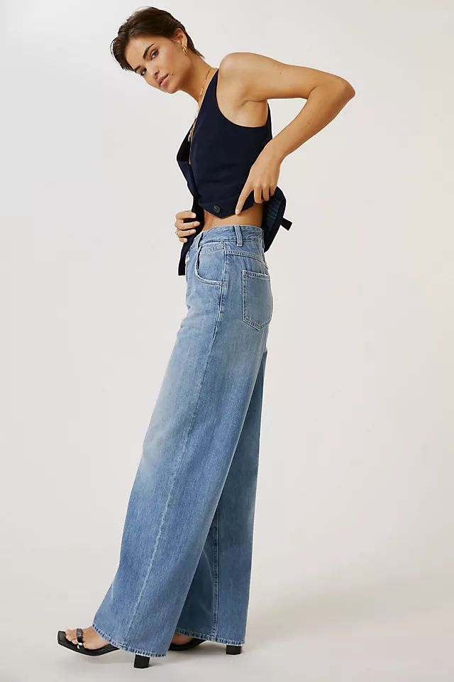 Closed Mr. Edison Relaxed Wide-Leg Jeans | Anthropologie (US)