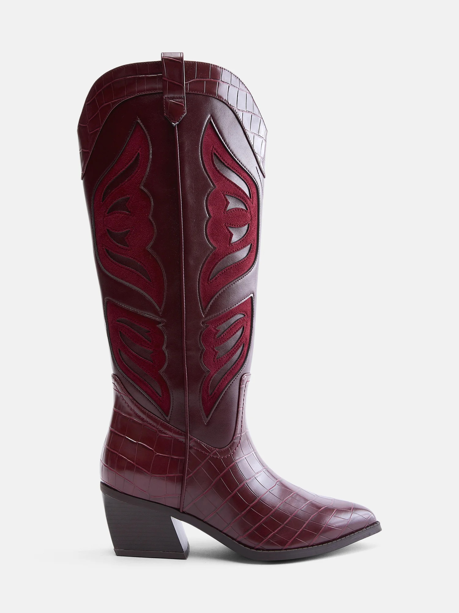 Madden NYC Women's Faux Leather Croco Butterfly Boots - Walmart.com | Walmart (US)