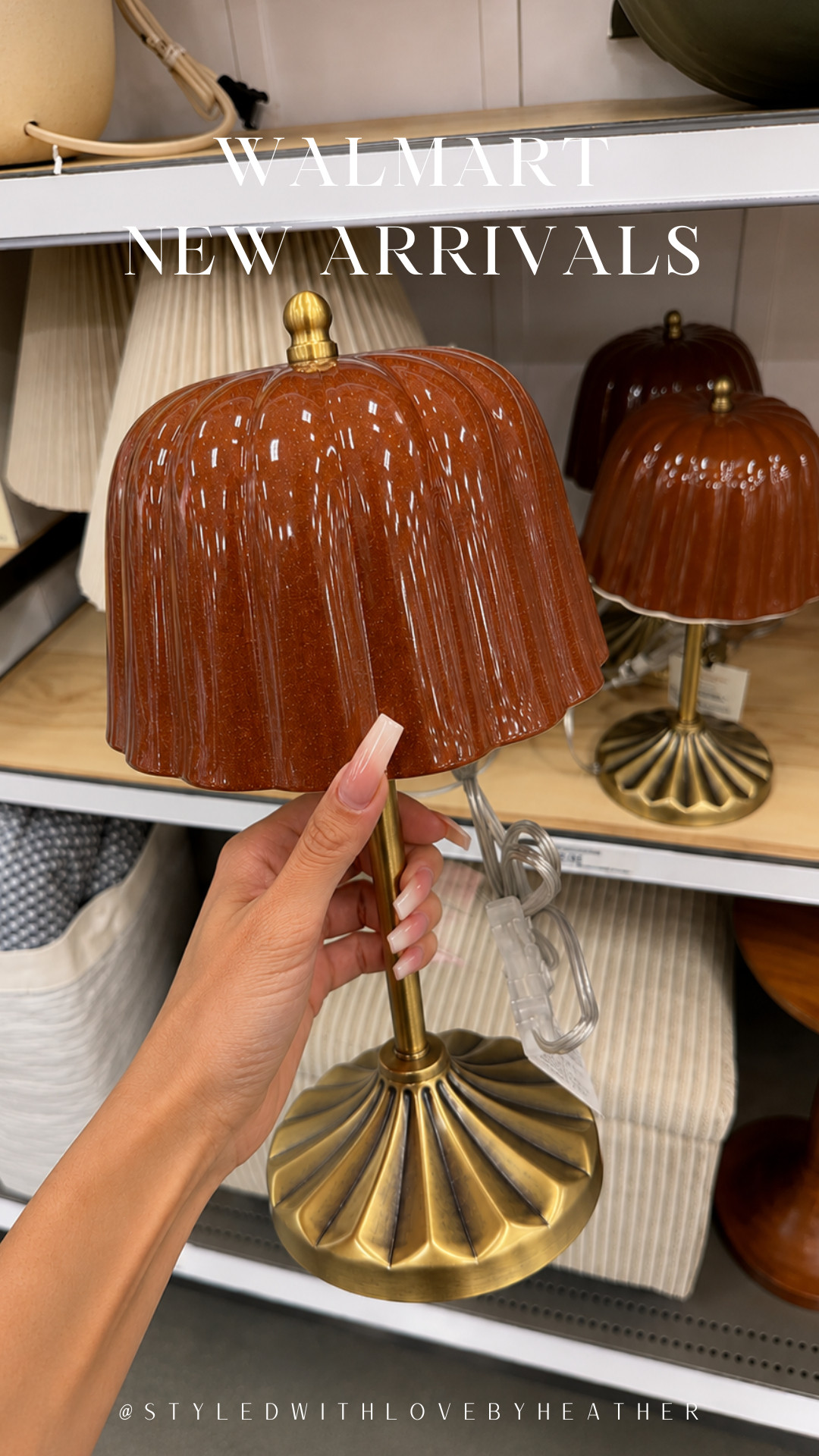 I can’t get over this pumpkin lamp! 🎃✨ It looks like a boutique decor find and instantly makes any corner feel ready for fall.

#WalmartFinds #WalmartHome #FallDecor 

 