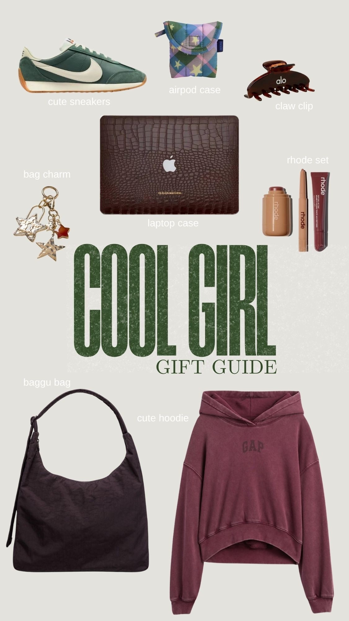 Gift guide // Christmas gifts // gifts for her // cool girl 

#LTKSeasonal #LTKFindsUnder100 #LTKGiftGuide