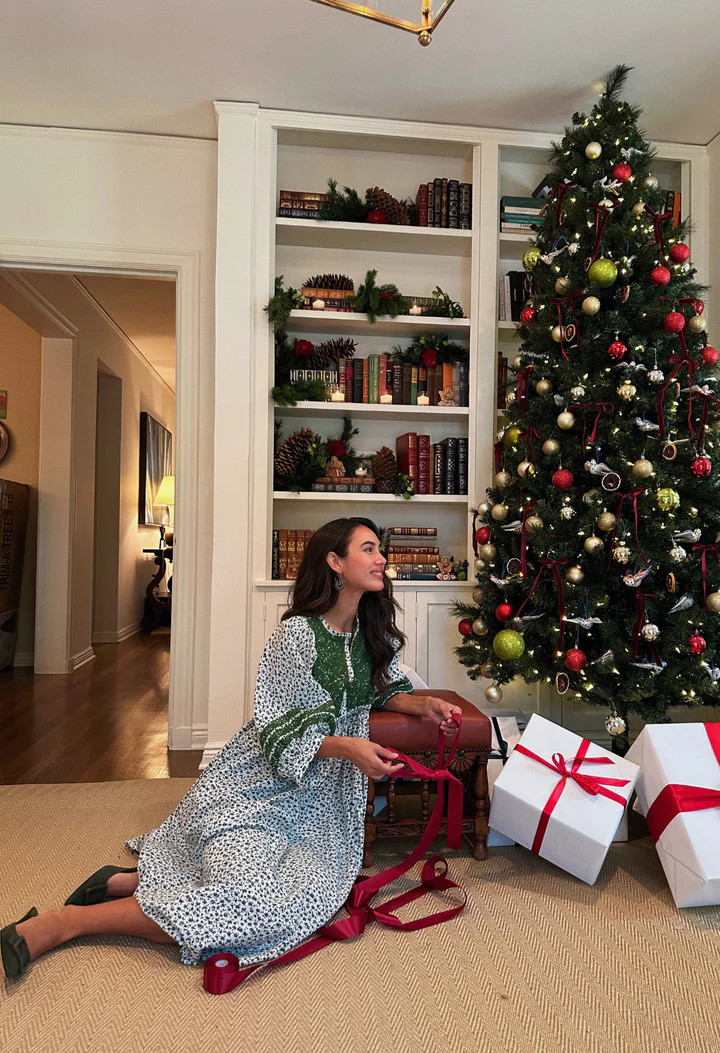 Violeta Green Floral Midi Dress | Mi Golondrina