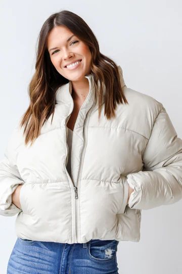 Winter Road Trip Puffer Jacket | Dress Up