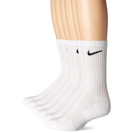 Nike Everyday Cushion Crew Socks Unisex Nike Socks White/Black | Walmart (US)