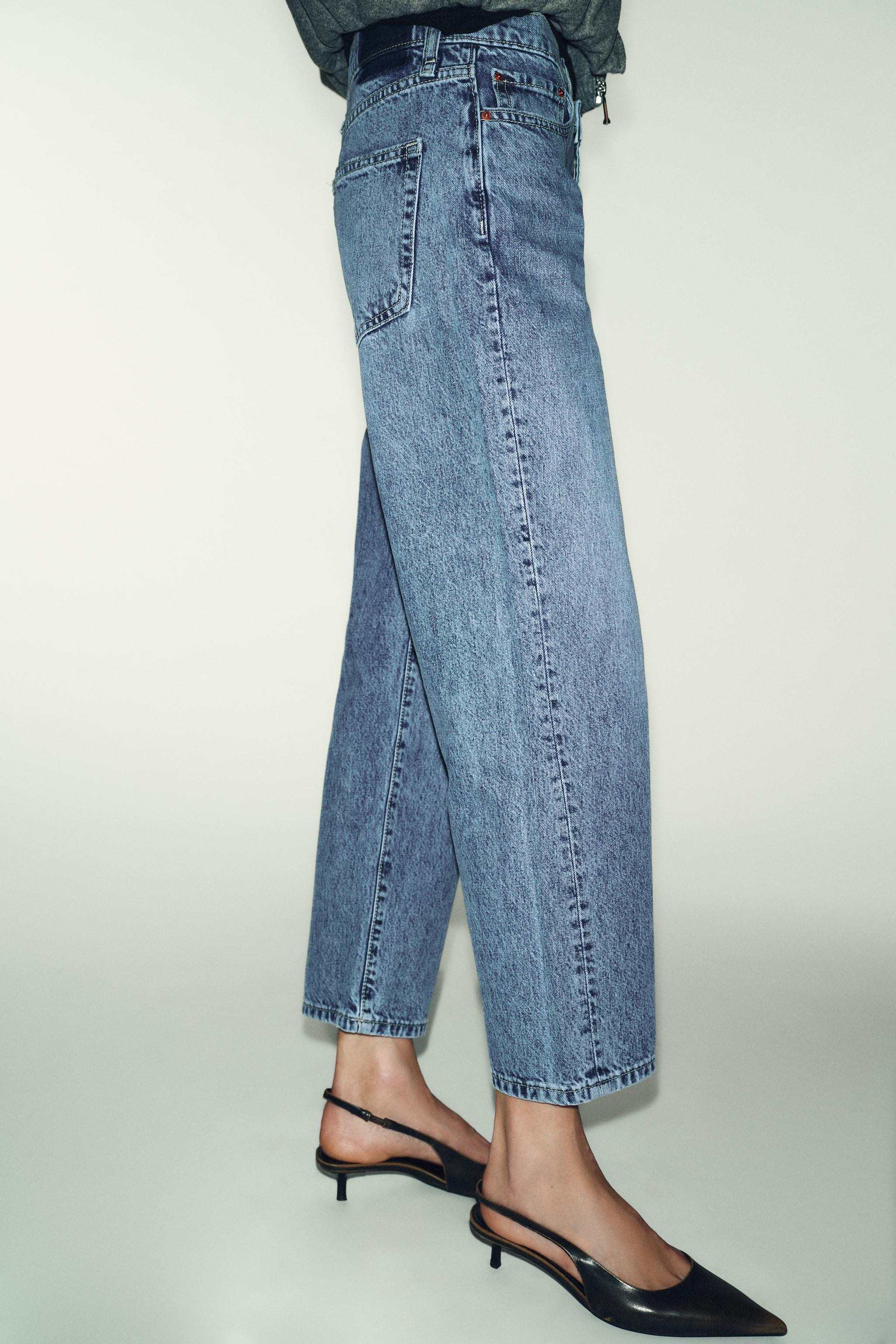 Z1975 CROPPED MID-RISE JEANS | Zara US