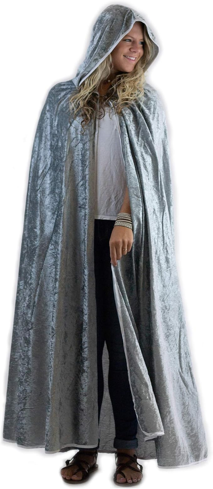Everfan Hooded Cape for Adults | Men's Cloak with Hood for Halloween Cosplay Costume | Amazon (US)