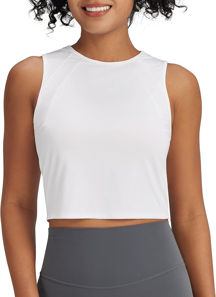 G4Free Lightweight Workout Tank Tops for Women Fast Dry Athletic Gym Crop Top Sleeveless Running ... | Amazon (US)