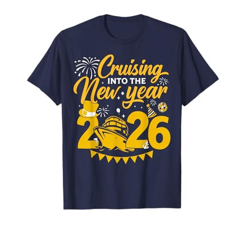 Cruising Into 2026 New Years Eve Matching Family Cruise T-Shirt | Amazon (US)