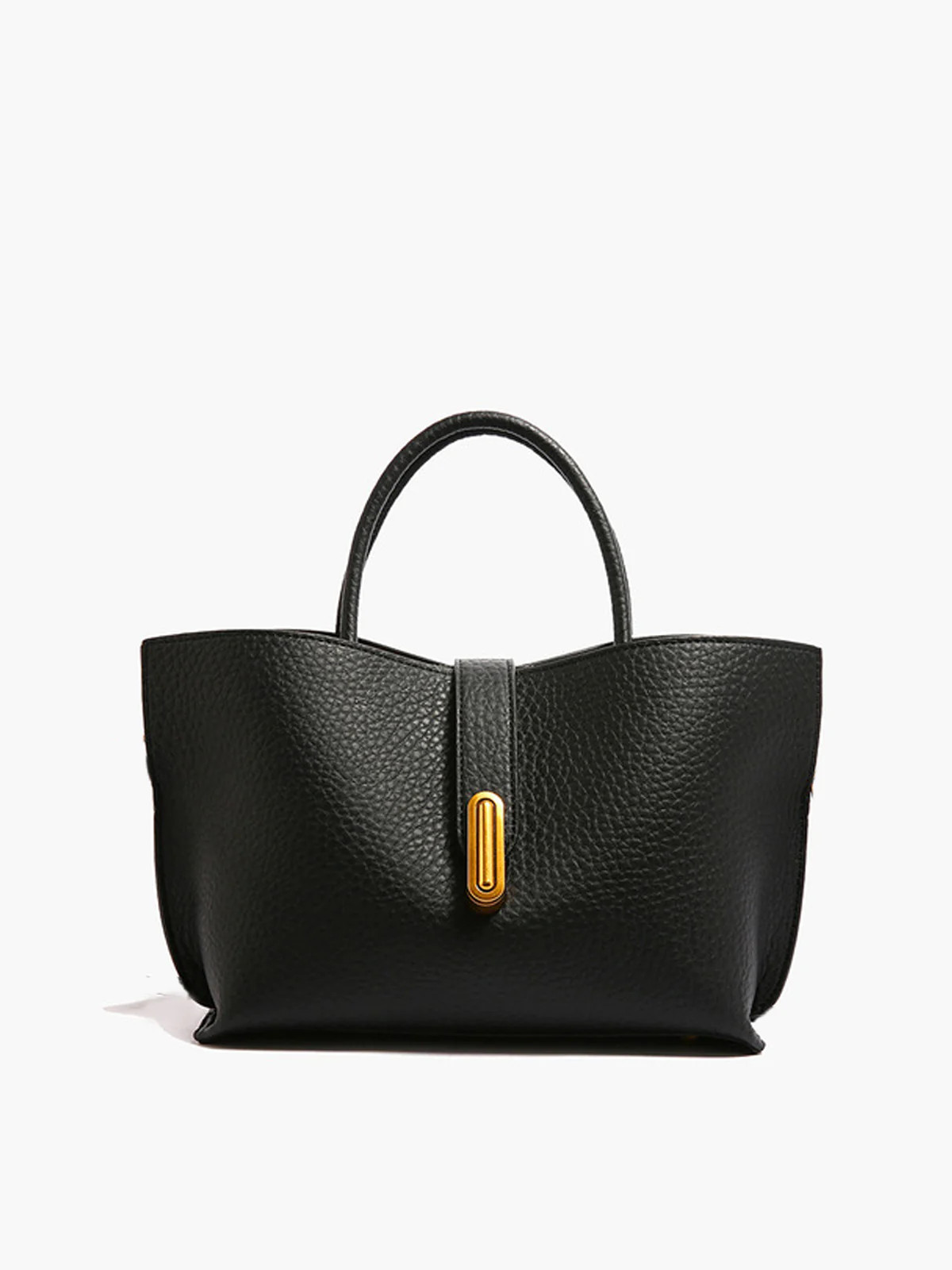 Top Handle Textured Shoulder Bag | Commense