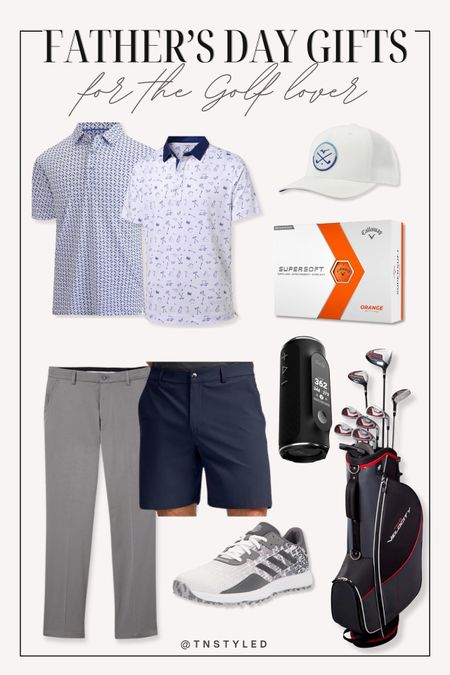 Father's Day Gift Guide // Gift Ideas for the golf lover from @amazon // golf set with stand bag, men's golf shirts, meshback hat, spikeless golf shoes, golf player + gps speaker, supersoft golf balls, men's polo shirt, men's golf shorts

#LTKGiftGuide #LTKmens #LTKstyletip