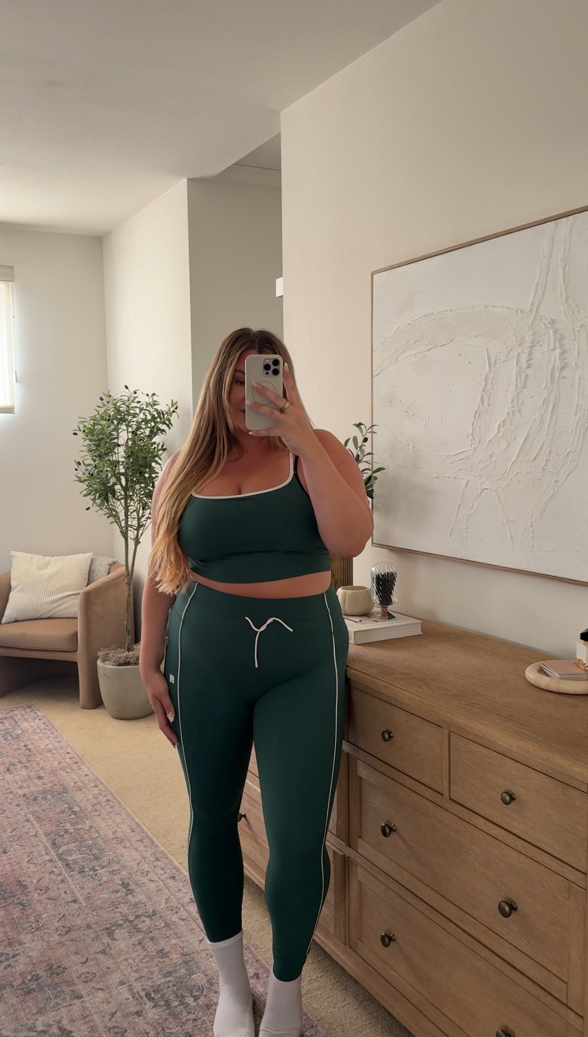 new piped workout set from vuori ✨ wearing an xl!

#LTKMidsize #LTKStyleTip #LTKActive